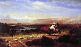 Albert Bierstadt The Last of the Buffalo painting